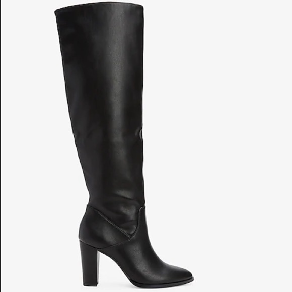 Express Shoes - Heeled Stovepipe Boots